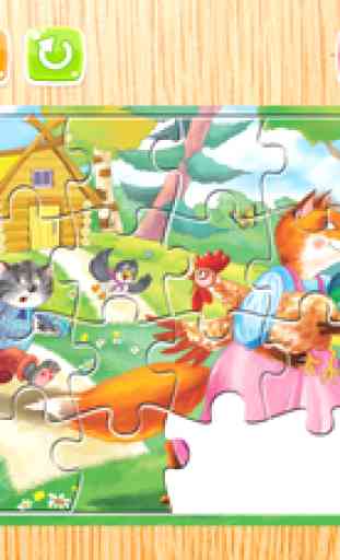 Fables Jigsaw Puzzle Jeux Gratuit - Qui aime les puzzles éducatifs d'apprentissage de la mémoire pour les enfants et les tout-petits 1