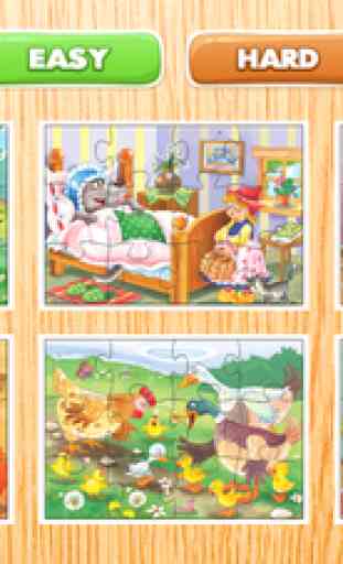 Fables Jigsaw Puzzle Jeux Gratuit - Qui aime les puzzles éducatifs d'apprentissage de la mémoire pour les enfants et les tout-petits 3
