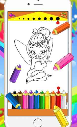 Fée livre de coloriage et de peinture pour les tout-petits HD Lite Gratuit - Educational dessin jeux pour enfants colorés pour les petits garçons et les filles enfants 4