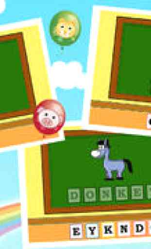 Ferme Puzzles animaux - Jeux éducation préscolaire d'apprentissage pour les enfants et tout-petits gratuit 3