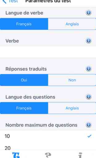 Français/Anglais Tests des Verbes - Pratiquez Verbes Français et Anglais - Verb2Verbe 2