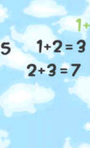 Furry Math Friends - Jeu de mathématiques pour les enfants. Apprendre l'algèbre, le calcul et l'addition pour l'éducation préscolaire, de la maternelle ou à l'école. Apprendre à compter, calculer et ajouter. Gratis, amusant, éducatif! 1