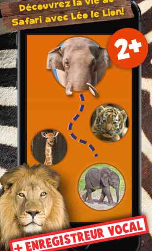 Gratuit Enfants Puzzle - Apprends-moi avec les photos de Safari de la vie sauvage 1