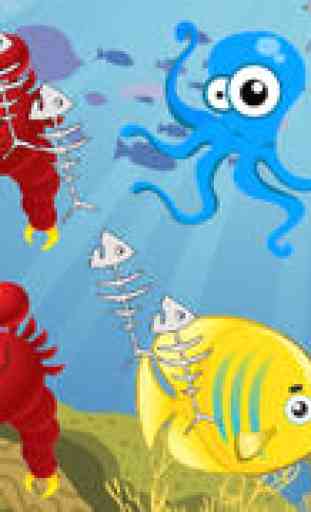 Jeu de mémoire des poissons pour les bambins et les enfants: explorer l'océan ! - Jeux pour enfants - app pour bébés - jeux de mémoire - jeux mémoire 4