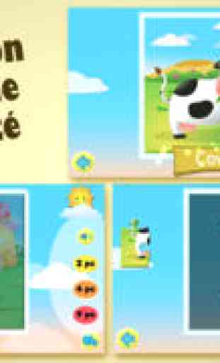 La ferme Puzzles 123 gratuit - un jeu amusant et éducatif pour les enfants 2