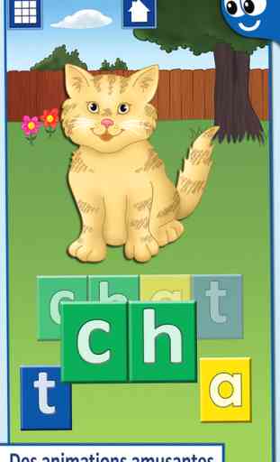 Les premiers mots par les phonèmes Free: jeu préscolaire d’apprentissage et d'orthographe pour enfants 4