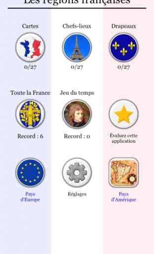 Les régions françaises  - Le drapeau, la capitale et la carte de France - De la Normandie et la Bretagne à la Bourgogne et la Corse 2