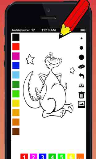 Livre à colorier de fantaisie pour les enfants: apprendre à peindre dragon, chevalier, monstre, château, grenouille et plus 2