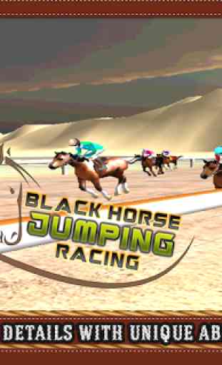 Black Horse Racing 3D Saut 2
