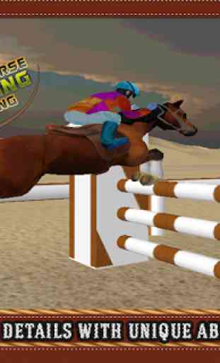 Black Horse Racing 3D Saut 3