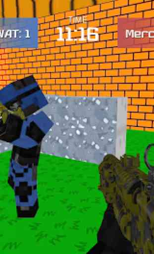 Blocky Combat SWAT 1