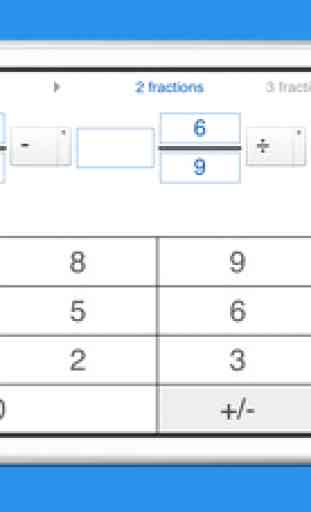 Calculatrice de fractions 3
