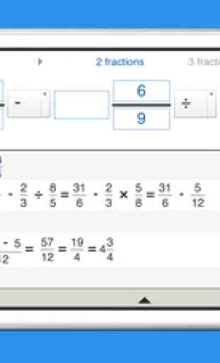 Calculatrice de fractions 4