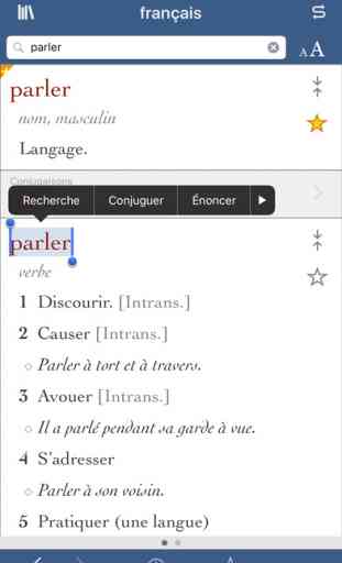 Dictionnaire et verbes français 1