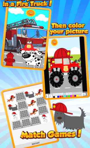 Feu de pompier Truck Jeux pour les enfants free 4
