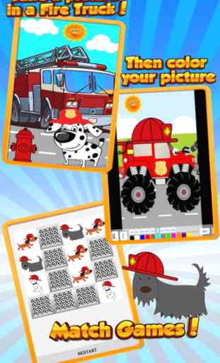Fire-Fighter Patrol Truck Games For Kids 3