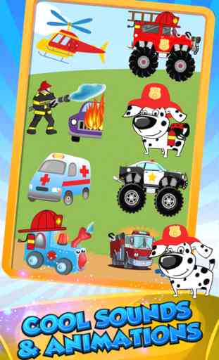 Fire-Fighter Patrol Truck Games For Kids 4