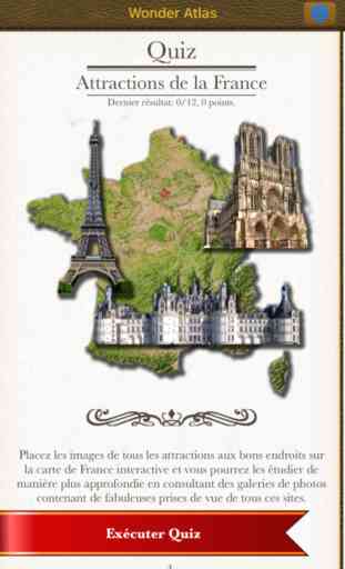 France. Le quiz Wonder Atlas Pro. 2