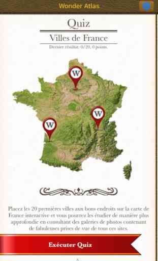 France. Le quiz Wonder Atlas Pro. 3