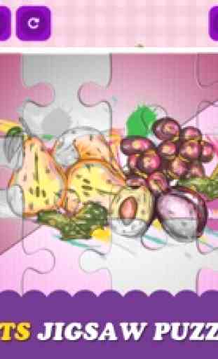 Fruits animés Jigsaw Jeux Puzzle 3