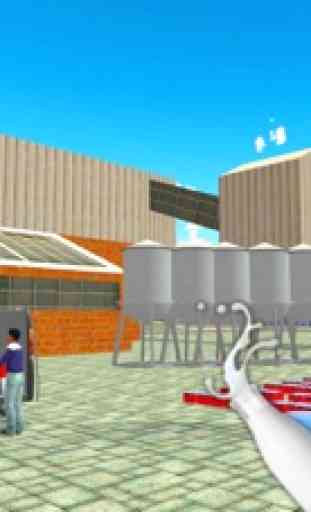 Simulateur livraison vanneau lait et conduite 2