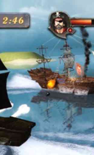 bateau pirate bataille mer 3D 1