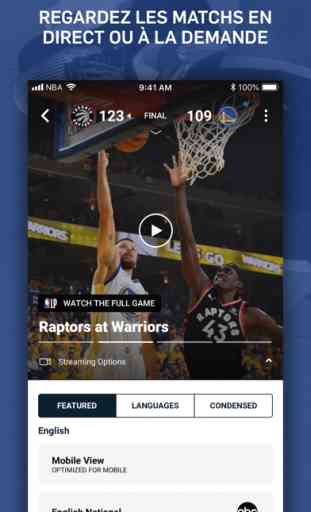 NBA Officiel : basket en live 3