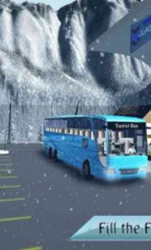Offroad touristique neige Bus Drive - Hill Climb 1