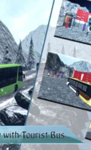 Offroad touristique neige Bus Drive - Hill Climb 2