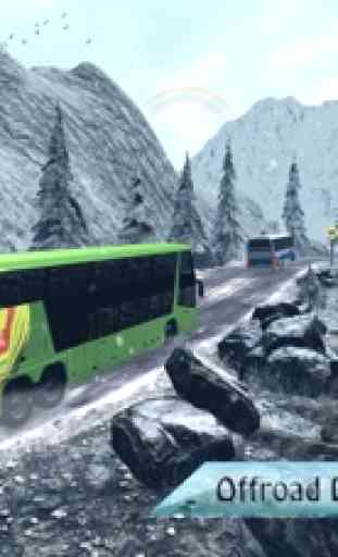 Offroad touristique neige Bus Drive - Hill Climb 3