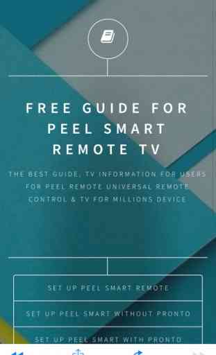 Peel Smart Remote Guide TV 3