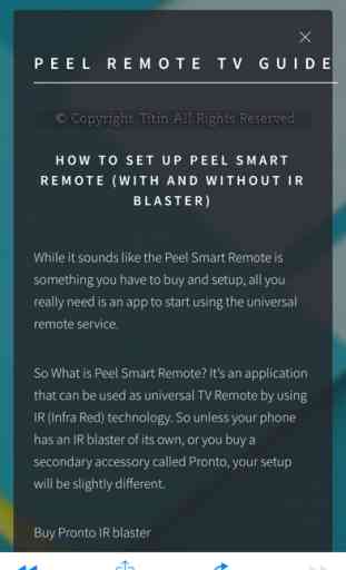 Peel Smart Remote Guide TV 4