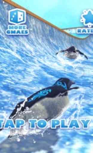 Penguin Waterslide Dash 2018 4