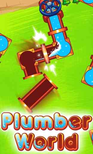 Plumber World : connect pipes 3