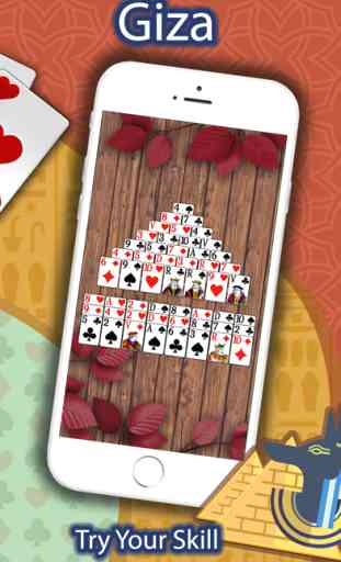 Pyramide Solitaire 3 in 1. 3