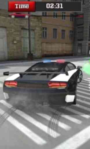 Voiture de police Chase simulateur de conduite 3D 4