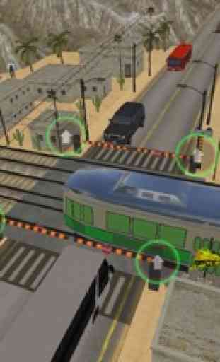Rail Crossing train sim 3D 4