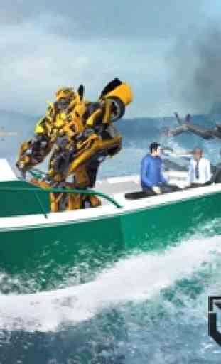 Robot Squad - Beach Rescue: Flying Robot Hero 2
