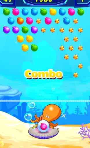 Tirer Bulle Bombe - Match 3 Puzzle de coquille 1