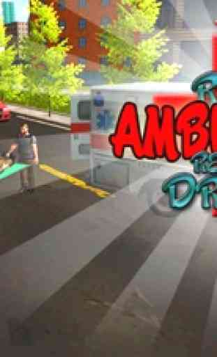 Voiture de secours en ambulance réelle - jeu de co 1