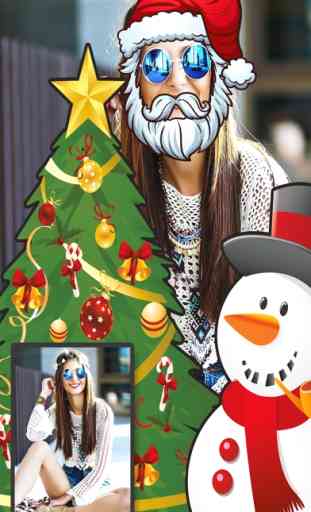 Snap Christmas Funny Face Filtres et Lentilles Pro 2