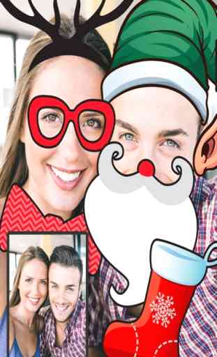 Snap Christmas Funny Face Filtres et Lentilles Pro 3