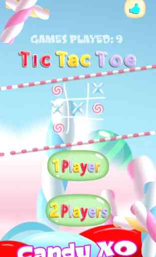 Tic Tac Toe! Candy 2 joueur 1