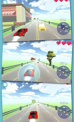 Turbo Cars 3D - Dodge jeu d'éviter les obstacles 2
