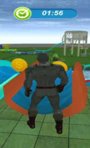 Glissade d'eau Super-héros Jeu 1