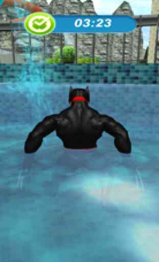 Glissade d'eau Super-héros Jeu 3