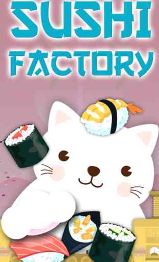 jeu usine de sushi de chat 1