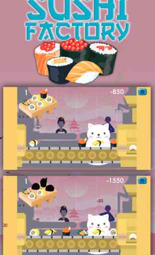 jeu usine de sushi de chat 4