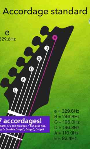 Accordeur de Guitare Électrique Pro - Accordez votre guitare avec précision et facilité! - Guitar Tuner Pro 3