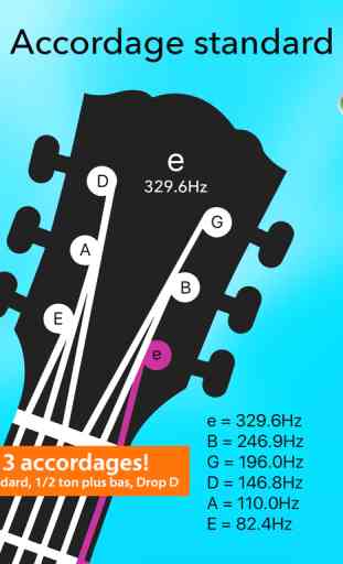 Accordeur de Guitare Lite - Accordez votre guitare avec précision et facilité! - Guitar Tuner Lite 3